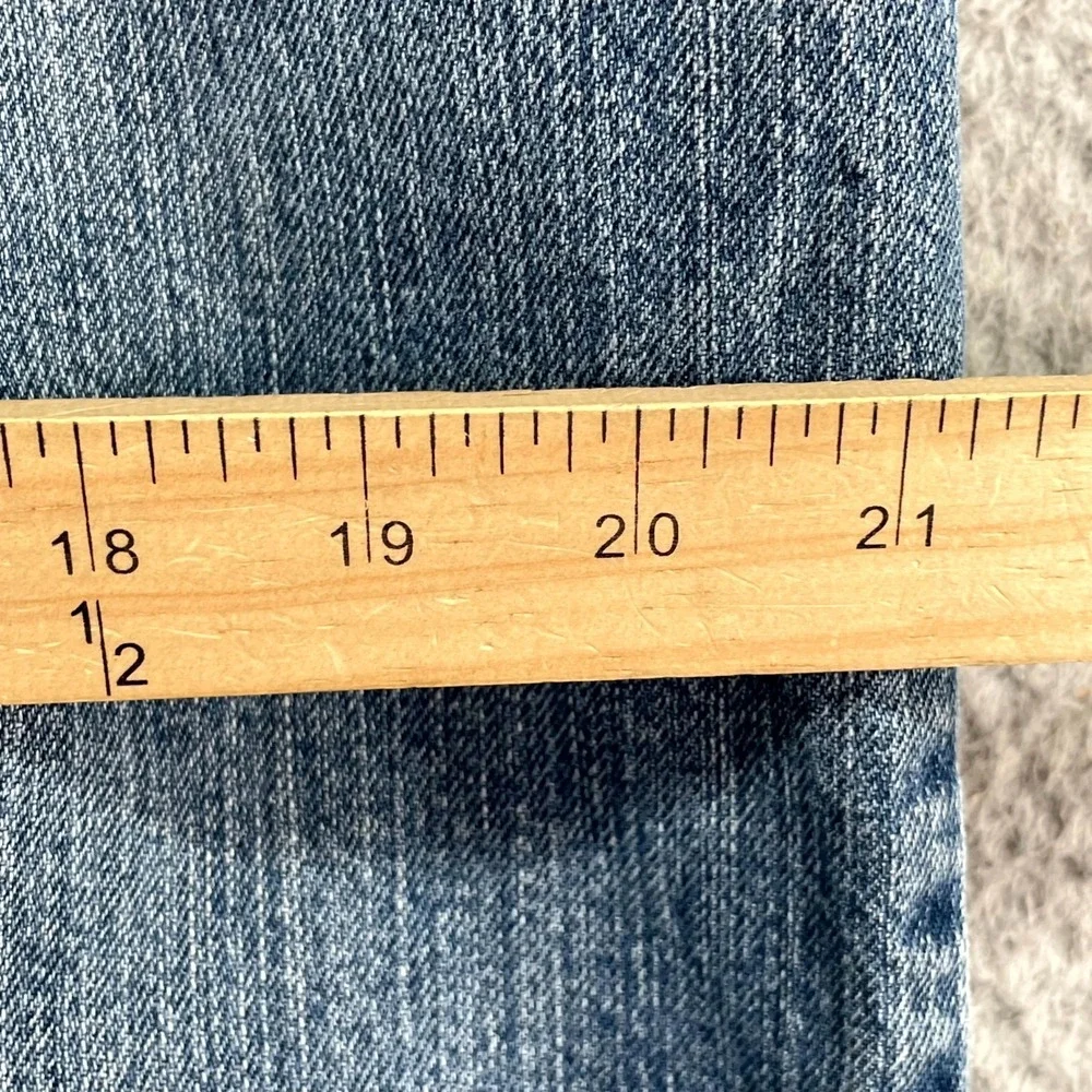Carhartt Jeans Womens 34x30.5*‎ Blue Whisker Denim Relaxed Fit Rugged Workwear